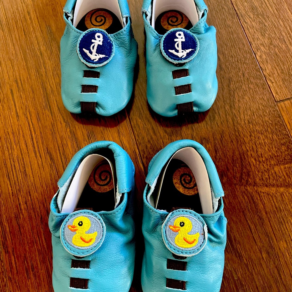 COPY - Baby shoes. One size fits up to 24 mos.